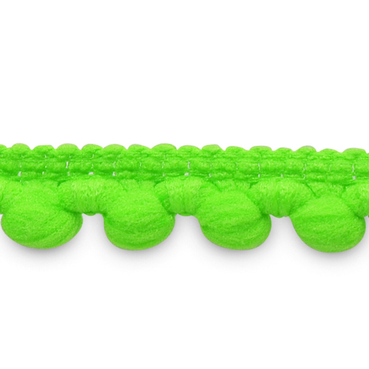 5 yards of Franky Pea Pod 3/8" Baby Pom Fringe Trim | 5 yard cut